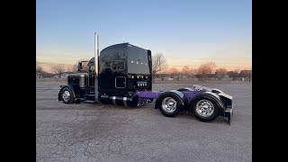 Kenny Coxe New Peterbilt 389 Full Custom Working Show Truck [upl. by Aicilif]