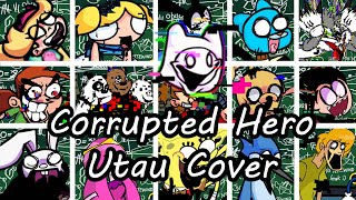 Corrupted Hero But Everyone Sings It FNF Everyone Sing Corrupted Hero  UTAU Cover [upl. by Lajib]