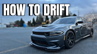 HOW TO DRIFT A DODGE CHARGER RT💨  V6 SCAT PACK OR HELLCAT [upl. by Iris684]