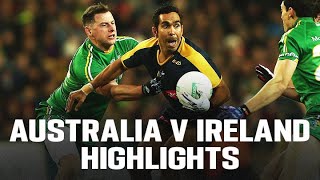 AFL  Australia v Ireland International Rules Highlights 2015 [upl. by Romeon]