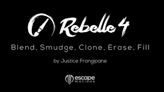 Rebelle 4 Tutorials Blend Smudge Clone Fill and Erase Tool [upl. by Chaffin]