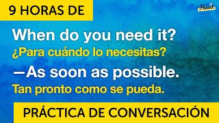 9 HORAS de práctica de diálogos de conversación en inglés [upl. by Mena568]