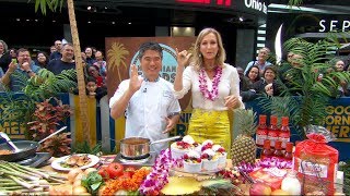 Chef Roy Yamaguchi prepares Hawaiian recipes [upl. by Yentroc]