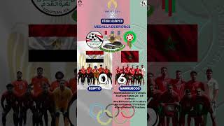 JuegosOlimpicosParis2024 FutbolMasculino TeecerPuesto Egipto 0  6 Marruecos Medalladebronce [upl. by Sanderson164]