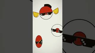 we make money we are star ft indo timor Leste japan countryballs countryballanimationfyp [upl. by Ayetal]