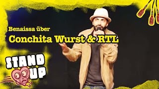 RebellComedy  Benaissa über Conchita Wurst RTL amp warum Ausländer eher Fälschungen erkennen [upl. by Ettenahc553]