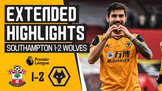 Beautiful Neto solo goal  Southampton 12 Wolves  Extended Highlights [upl. by Sibeal]