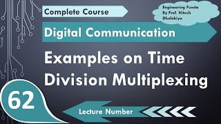 Examples of Time Division Multiplexing TDM  Digital Communication  Engineering Funda [upl. by Assyle]