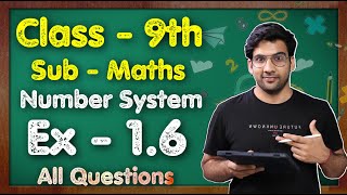 Class 9 Maths Ex 16 Q1 to Q3  Chapter 1 Number system  NCERT  MKR [upl. by Roselane]