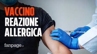 Vaccino anti COVID di Pfizer grave reazione allergica ecco cosa è successo [upl. by Dduj355]