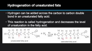 F24 Describe the process of hydrogenation of unsaturated fats [upl. by Eizzik]