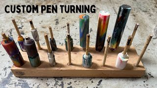 Custom Pen Turning Livestream [upl. by Kalfas]