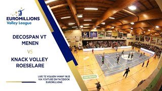 Decospan VT Menen vs Knack Volley Roeselare [upl. by Wallack666]