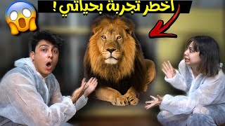 قضينا يوم كامل مع الاسد انا و يشيم اخطر تجربه بحياتي 😱🦁  DEV ASLAN LA BİR GÜN GEÇİRDİM [upl. by Nalra]