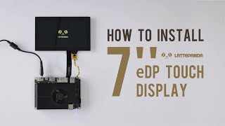 How to Install the 7 eDP Touch Display for LattePanda Sigma A StepbyStep Assembly Guide [upl. by Lipps702]