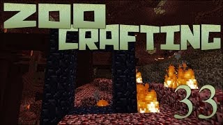 Trapped in the Nether 🐘 Zoo Crafting Episode 33 [upl. by Allrud]