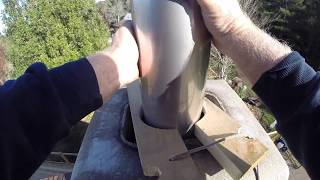 DIY Chimney Liner Replacement Part 2  Installing Tubinox Stainless Steel Liner [upl. by Kenji964]