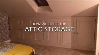 Attic storage build in light grey [upl. by Suilenroc]