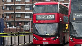 FRV 381 Peckham  Waterloo County Hall [upl. by Manno]