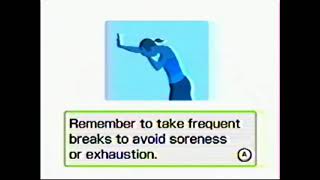 Wii Fit overexertion warning [upl. by Mirak]