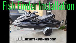 Installing a Fish Finder on a Yamaha Waverunner fishing jet ski [upl. by Prue280]