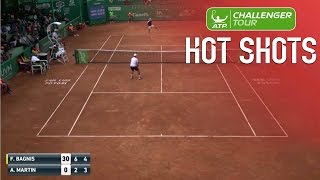 Bagnis Goes Through The Legs For San Luis Challenger Hot Shot 2017 [upl. by Anayit]