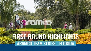 FIRST ROUND HIGHLIGHTS  ARAMCO TEAM SERIES  FLORIDA [upl. by Eixid]