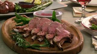 Herb Crusted Lamb with Mint Sauce [upl. by Galliett882]