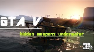 GTA Vhidden weapons underwater [upl. by Showker]