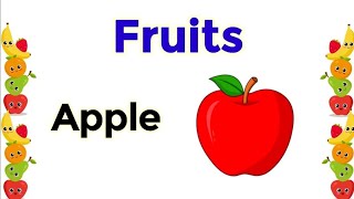 fruits name with pictures in Hindi and English  फलों के नाम हिन्दी और अंग्रेजी में [upl. by Durno]