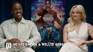 Ncuti Gatwa amp Millie Gibson on Doctor Who and Russell T Davies  Interview [upl. by Enitsirhc575]