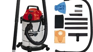 Aspiradora industrial cilíndrica Einhell Bolsa para el Polvo 20 L 1250 W 20 l [upl. by Harod]