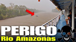 VIAGEM DE BARCO MACAPÁ A BELÉM PERIGO 😨 MORTAL SE NÃO FILMA NINGUÉM ACREDITA RIO AMAZONAS Ep154 [upl. by Mani]