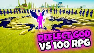 DEFECT GOD SURROUNDED BY 100 RPG LAUNCER UNITS  TABS MODDED GAMEPLAY [upl. by Yttik]