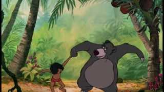 Le Livre de la Jungle  Extrait Exclusif  Chanson quotIl en faut peu pour être heureuxquot  Baloo [upl. by Neitsirk]