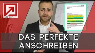 Das PERFEKTE Anschreiben formulieren  5 Tipps für das perfekte MUSTER Bewerbungsanschreiben [upl. by Ralston]