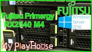 Fujitsu PRIMERGY RX2540 M4 Installing Server 2016  774 [upl. by Eical]