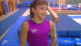 Dominique Moceanu  Vignette  1995 US Gymnastics Championships  Women  AllAround [upl. by Onder]