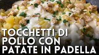 TOCCHETTI DI POLLO CON PATATE IN PADELLA di Betty e Marco  Ricetta facile e veloce [upl. by Harrod726]