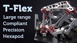 TFlex Compliant Flexurebased Large Range Precision Hexapod [upl. by Nallad]