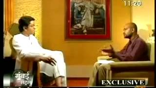 Mr Raj Thackeray interview to NDTV INDIA Sep 30 2009 [upl. by Delija]