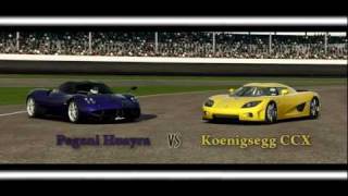 Forza Motorsport 4 Battle  S1E10 Pagani Huayra Vs Koenigsegg CCX [upl. by Werdn33]