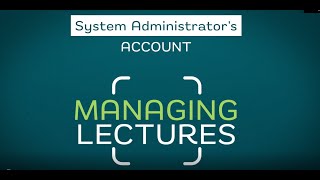 Classera EN admin vid31 Managing Lectures v1 [upl. by Erhard]