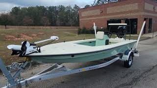 Skimmer Skiff 166quot by Big Franks Outdoors [upl. by Kirenoj]