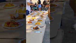 Concurso de paellas 😋🇪🇦 mazarambroz toledo castillalamancha españa travelworld lugares [upl. by Enelec]