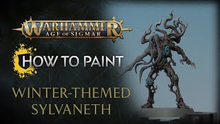 How to Paint Winterthemed Sylvaneth [upl. by Llyrad]