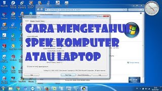 Cara Mengetahui Spek Komputer atau Laptop [upl. by Annyrb]