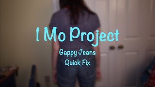 Easy Fix for Gappy Jean Waistband [upl. by Adehsar]