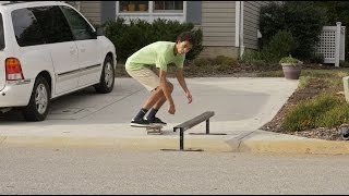 Nollie Inward Heel Frontside Boardslides [upl. by Adnale]