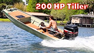 Taking the 200hp 14 ft Jon Boat out for a Sunday Cruise [upl. by Gad]